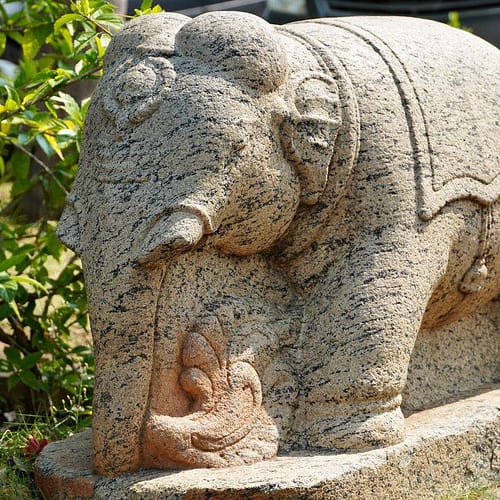 Elephant stone handmade